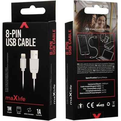 Maxlife F-0113 USB - Apple Lightning 1m
