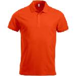 CLIQUE CLASSIC LINCOLN S/S / Мъжка поло риза от плътен памук - кърваво оранжево XL (678244asv04)