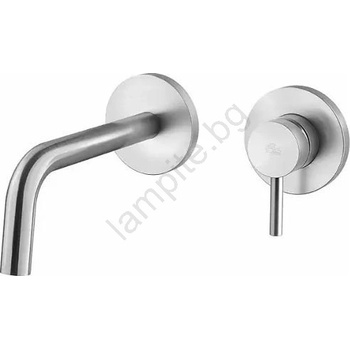 PAFFONI - Смесител за умивалник за вграден монтаж LIGHT, неръждаема стомана (PF0114)