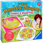 Ravensburger Творчески комплект Ravensburger - Мандала дизайнер, Цветя и Пеперуди (29809) - ozone