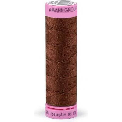 Polyesterové nitě návin 100 m Aspo Amann 0263 Friar Brown