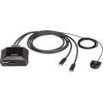 ATEN KVM превключвател ATEN US3312 2-портов 4K DisplayPort USB-C (ATEN-US3312-AT)