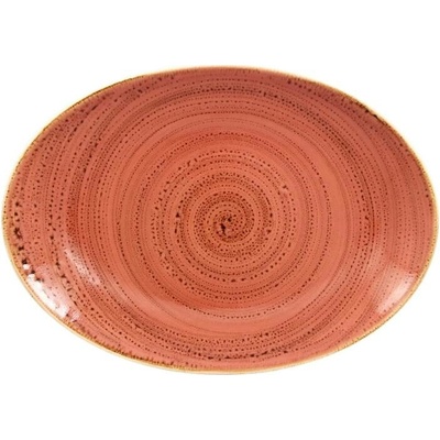RAK Porcelain Twirl talíř oválný coral 32 × 23 cm
