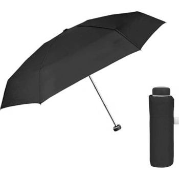 Мъжки сгъваем неавтоматичен мини чадър | Perletti Time | Черен