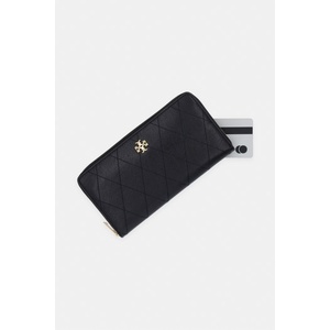 Tory Burch портфейл дамски от кожа Charlie (186047) - answear - 606,11 лв