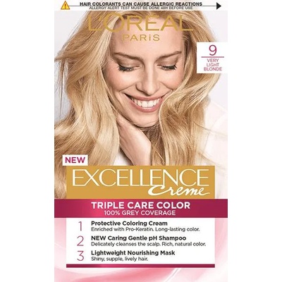 L'Oréal L'Oréal Еxcellence Боя за коса, 9 Very Light Blonde