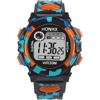 HONHX Детски часовник honhx shock, Дигитален, Оранжев (honhx-62003-orange)