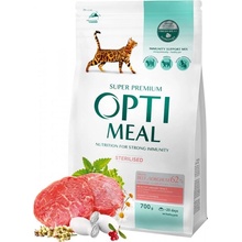 OPTIMEAL For Sterilised cats high in beef and sorghum 700 g