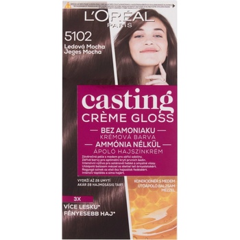L’Oréal Casting Crème Gloss farba na vlasy 5102 Iced Mocha