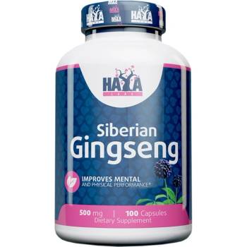 Image 1 of Haya Labs Siberian Ginseng 500 mg [100 капсули]