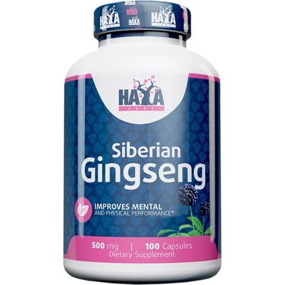 Haya Labs Siberian Ginseng 500 mg [100 капсули]