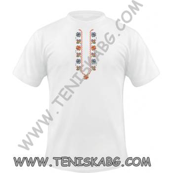 Fruit of the Loom Тениска - Бродерия, шевица 1681, 1685