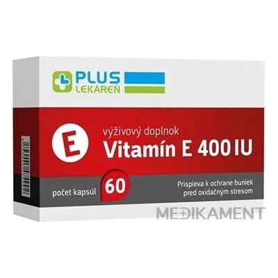 Plus Lekáreň Vitamín E 400 IU 60 kapsúl
