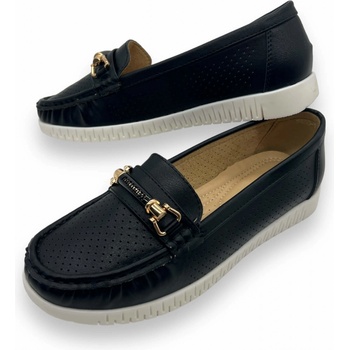Modern World Dámské mokasíny černé