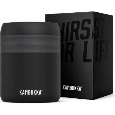 Kambukka Bora Termoska na jídlo Matte Black 600 ml