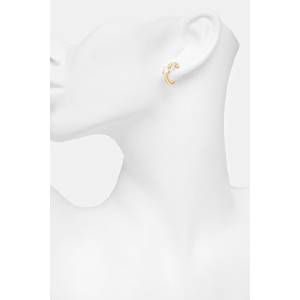 Guess обици дамски от неръждаема стомана PIERCING STUDIO (JUBE06.272JW)