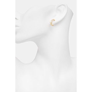 Guess обици дамски от неръждаема стомана PIERCING STUDIO (JUBE06.272JW)