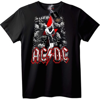 NOONEBRAND AC/DC Back in Black Тениска - L, White