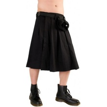 Black Pistol Kilt men Skirt Denim Black