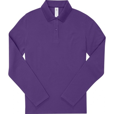 B&C Polokošile B&C My Polo 180 LSL women dlouhý rukáv dámská COT-01W462zl400 Lilac meta