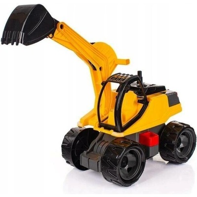 Bagr Lena Giga Trucks Bagger Pro 02141 63 cm, černo-žlutý