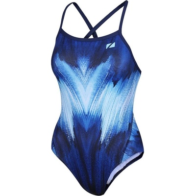 Zone3 Stap Back Swim Suit - Navy/Blue