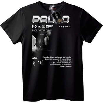 NOONEBRAND Тениска PAULO Обратно в Играта - M, Black