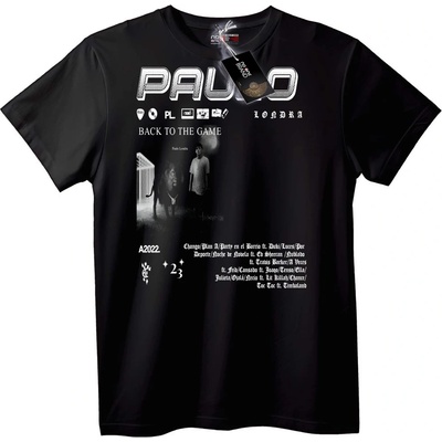 NOONEBRAND Тениска PAULO Обратно в Играта - M, Black
