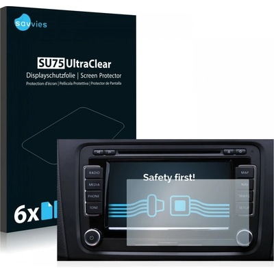 6x SU75 UltraClear Screen Protector Volkswagen RNS-510 – Hledejceny.cz