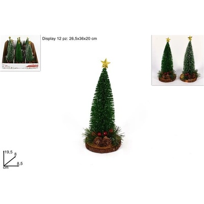 MAKRO - Stromček vianočný 19,5cm rôzne druhy