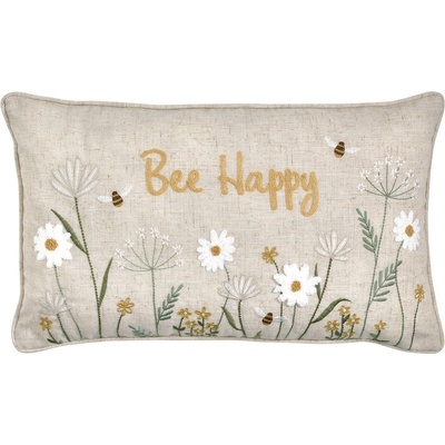 Catherine Lansfield Декоративна възглавница 30x50 cm Bee Happy - Catherine Lansfield (DS/61206/W/CU305/NT)