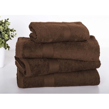 XPOSE Froté osuška VERONA tmavě hnědá 70 x 140 cm