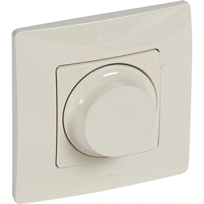 Legrand 396453 Ротативен димер 300W к-т с рамка Niloe крем - 396453 (396453)