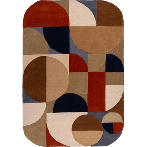 Flair Rugs Теракотен ръчно изработен вълнен килим 200x290 cm Mia Arch - Flair Rugs (503119380173)