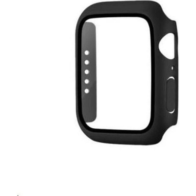 Coteetci polykarbonátové pouzdro s ochranou displeje pro Apple Watch 45 mm černá 25003-BK