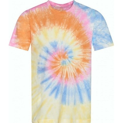 Just Ts Unisex batikované tričko Just Tee duha