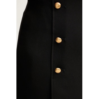 Karl Lagerfeld Пола Karl Lagerfeld в черно къса със стандартна кройка A4W12008 (A4W12008)