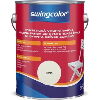 Swingcolor Biely krycí email 2,5 l biela