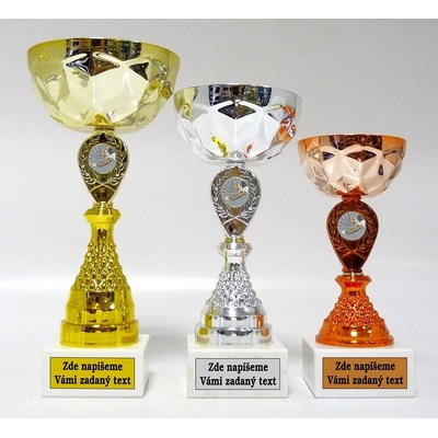 VIZINGR Kulečník poháry 510-K021 Emblém již v ceně 510-K021/22 cm bronz