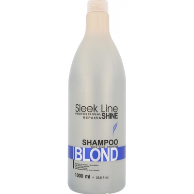 Stapiz Sleek Line Blond Shampoo šampón na poškodené farbené vlasy 300 ml