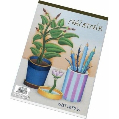 Krpa Náčrtník A4 20 listov