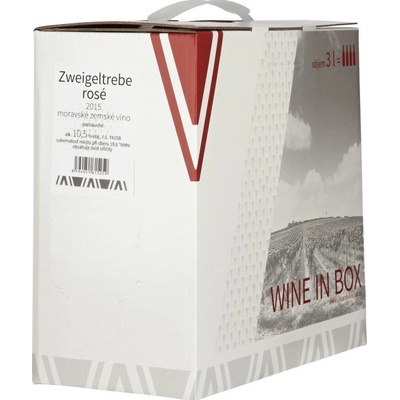 Vinařství Vajbar Zweigeltrebe Růžové 11% 3 l (karton)