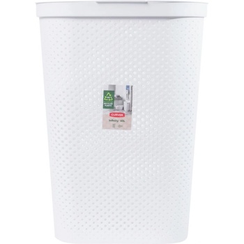 Curver Панер с капак Curver - Dots Infinity, 60 l, бял (HCC#110)