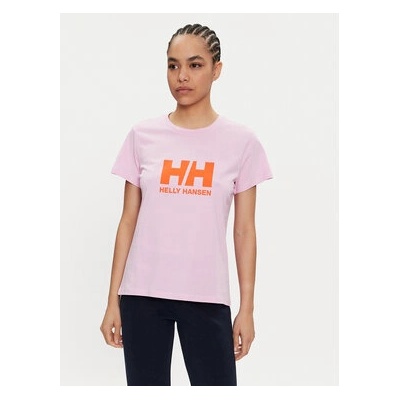 Helly Hansen Тишърт W Hh Logo T-Shirt 2.0 34465 Розов Regular Fit (W Hh Logo T-Shirt 2.0 34465)