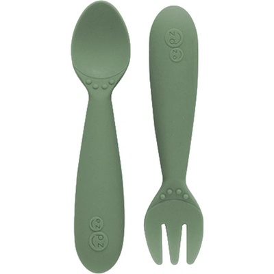 EZPZ Mini utensils Olive EUSSP003