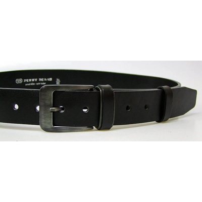 Penny Belts kožený opasek 02-PR01-60 černý