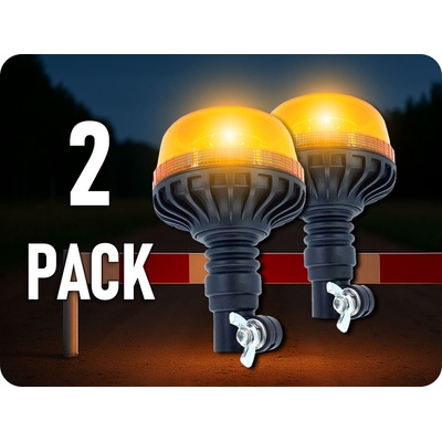 LED výstražný maják TruckLED OPTI 12-19W, 12/24V, 36xLED flex/2-PACK! [ALR0061]
