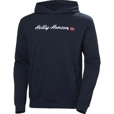 Helly Hansen Core Graphic Sweat Hoodie tmavo modrá
