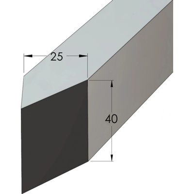 Spálenský Kolík zahradnický borovice/smrk, 40 x 25 x 1900 mm