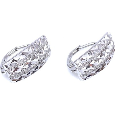 Jan Kos jewellery stříbrné náušnice MHT-3439/SW00